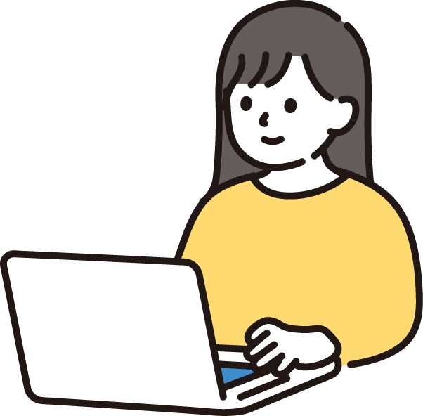 受講者の声-女性のイラスト