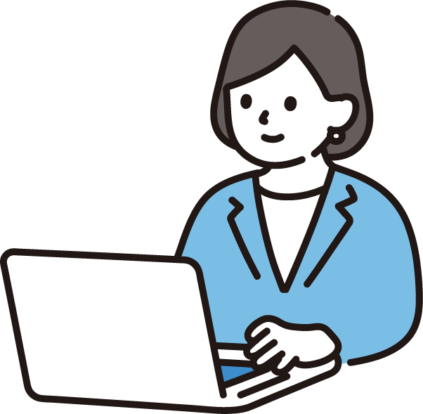 受講者の声-女性のイラスト