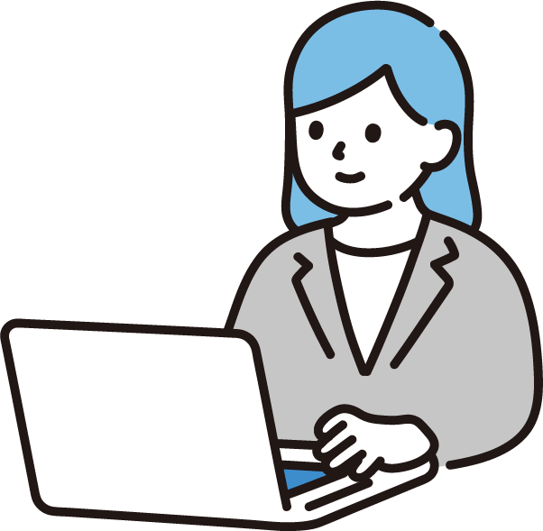 受講者の声-女性のイラスト